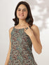 Multicolour Pure Cotton Ethnic Motifs Printed Straight Kurta Pant Set